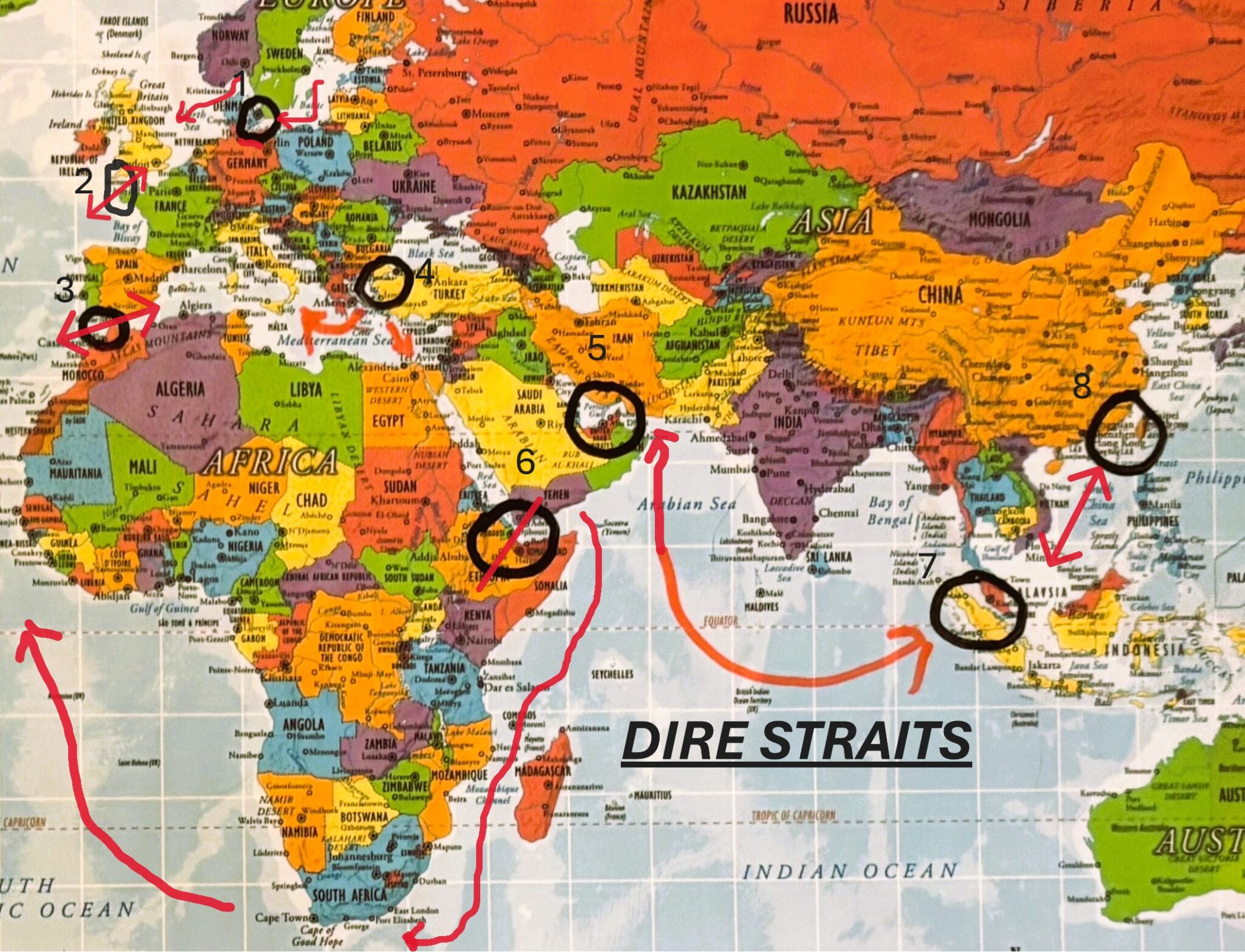 The Ocean's Dire Straits | Maritime Chokepoints by JTC